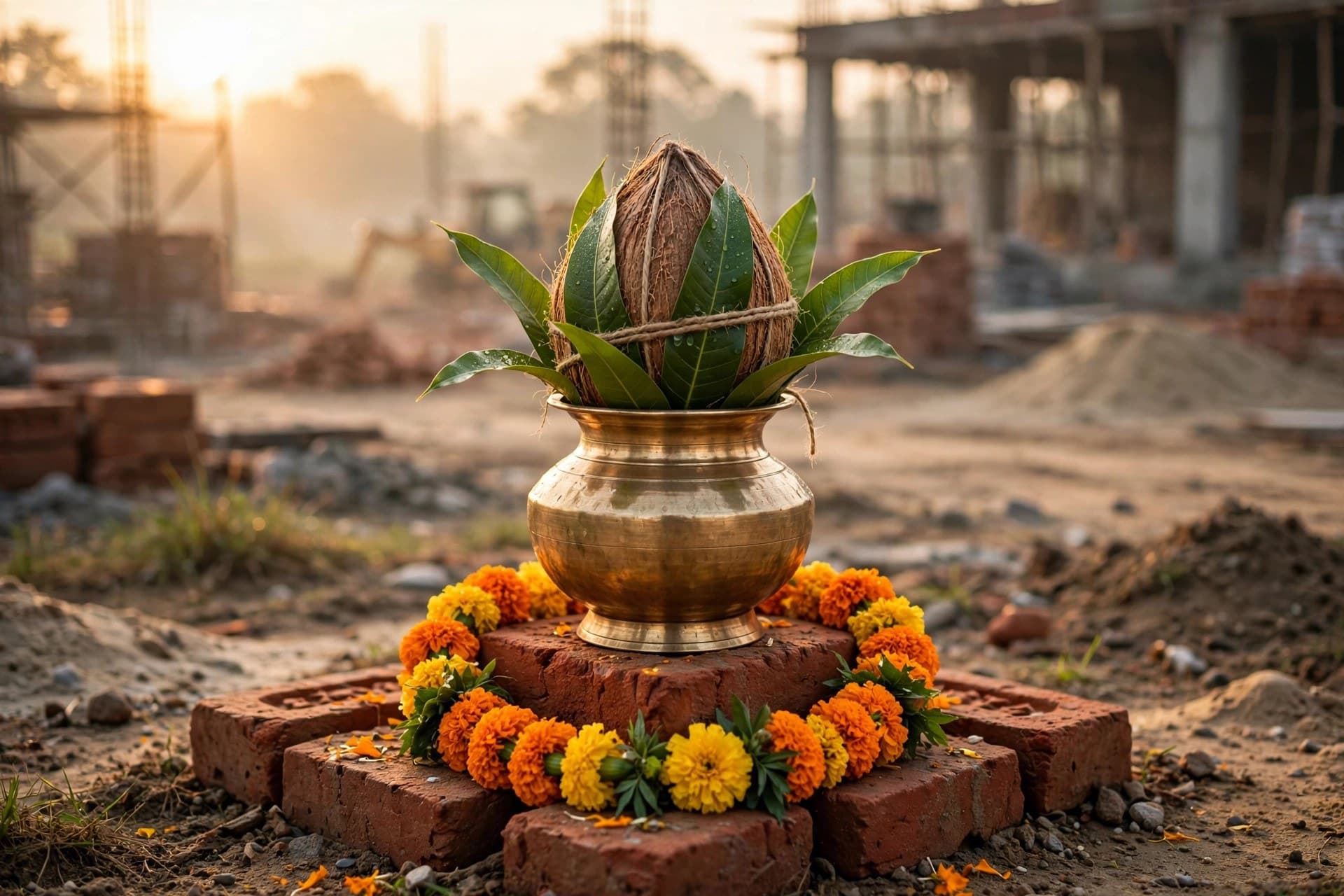 Representative image — Bhoomi Pujan & Vastu Shanti — IndyPooja